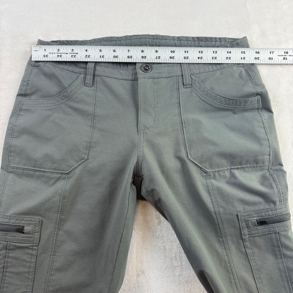 KUHL Horizn Cargo Pants Womens 8 Short Gray Hiking Outdoor Ripstop Utility - Picture 8 of 12